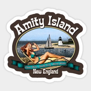 Amity Island Sticker